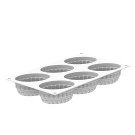PLEINCOEUR OVAL 145 Форма силіконова 124X84 h43 мм ( 6x145 мл) - 2
