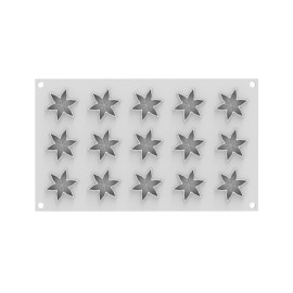 COROLLE 4 Форма силіконова Ø45 h 6 мм (15x57 мл) - 5