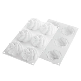 FLEUR 90 Форма силіконова "квітка" Ø99 h 35 мм (90 мл x 6) - 2