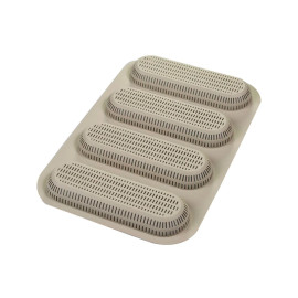 MINI BAGUETTE BREAD Форма силіконова на 4 булочки 170x55 h20 мм - 3