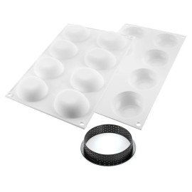 KIT TARTE RING PALET D70 MM Форма из резины - 2