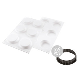 KIT TARTE RING KLASSIK D70 MM Форма из резины - 2