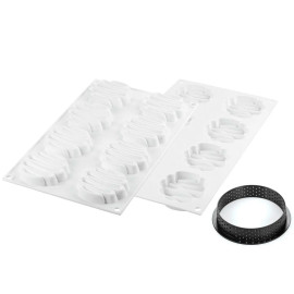 KIT TARTE RING HONORE D80 MM Форма из резины - 7