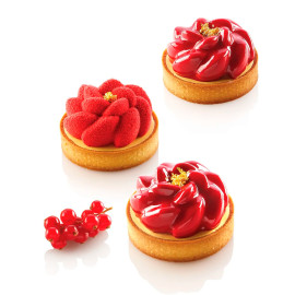 KIT TARTE RING FLEUR D80 MM Форма из резины