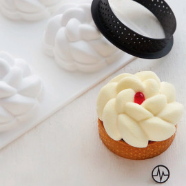 KIT TARTE RING FLEUR D80 MM Форма из резины - 4