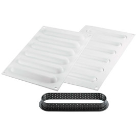 KIT TARTE RING OBLONG 146x34 MM Форма из резины - 2