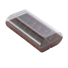 Brown 12 Коробка для хранения пирожных, набор 48 шт.