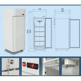 Морозильный шкаф с глухой дверью Juka ND70M - 4