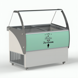 Морозильна скриня для м'якого морозива Crystal Venus Elegante-46 - 2