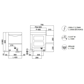 Фронтальна посудомийна машина Krupps C327 - 2
