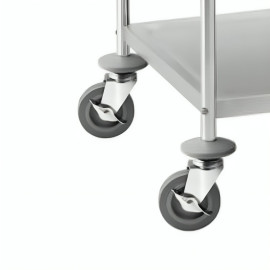 Серверовочная тележка Bartscher TS 210 c 1 ванной и 2 полками - 3