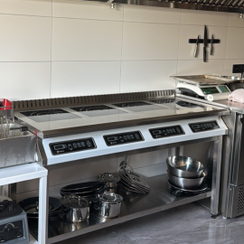  Плита індукційна 4-х конфорочна 2,8 кВт для підлоги (подовжена) Т - 7