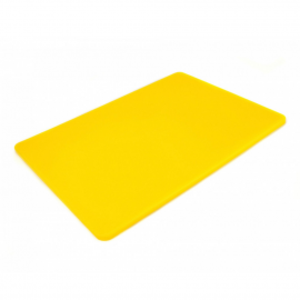 Дошка для обробки двохстороння 400×300×10 мм жовта One Chef 
